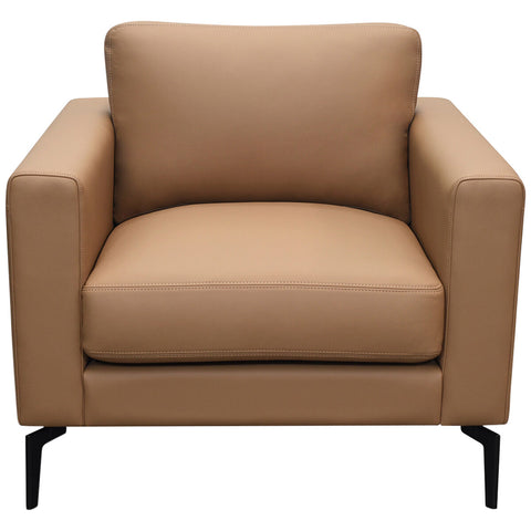 Image of Moran Toronto Leather Chair Premium Caramel