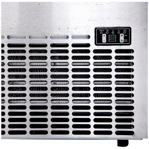 Image of Devanti Stainless Steel Commercial Ice Maker