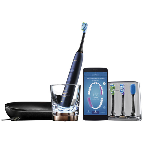 Image of Philips Sonicare DiamondClean Smart Electric Toothbrush Lunar Blue HX9954/56